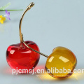 crystal Cherry for gift glass decoration